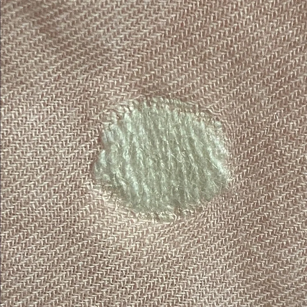 LOFT Pink & white cotton blend Dot Pullover Blouse top shirt size LARGE - Picture 8 of 11